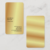 Linen Professional Exclusief speciale Gold-kleuren Visitekaartje (Voorkant / Achterkant)