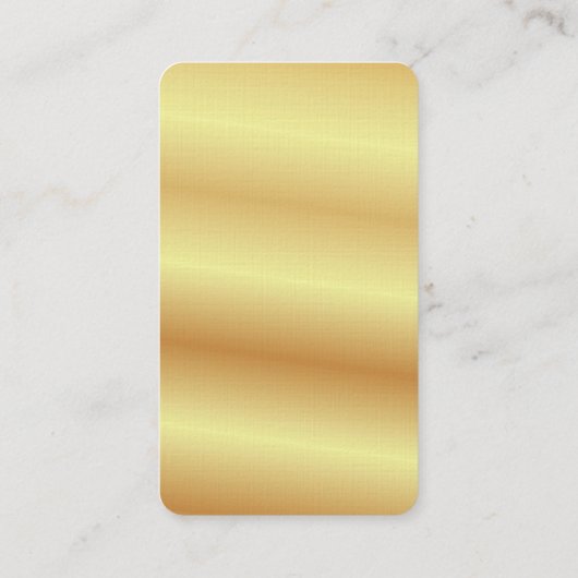 Linen Professional Exclusief speciale Gold-kleuren Visitekaartje (Achterkant)