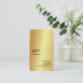 Linen Professional Exclusief speciale Gold-kleuren Visitekaartje (Staand voorkant)