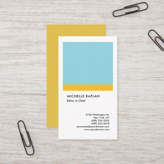 Linen Professional Exclusive Special Unique Visitekaartje (Voorkant / Achterkant in situ)