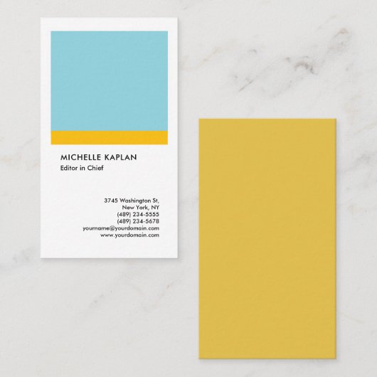 Linen Professional Exclusive Special Unique Visitekaartje (Voorkant / Achterkant)