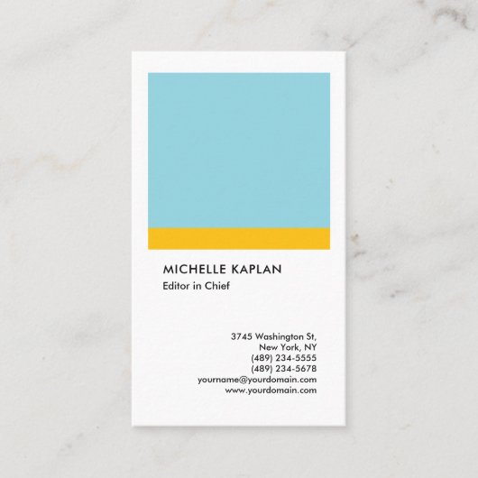 Linen Professional Exclusive Special Unique Visitekaartje (Voorkant)