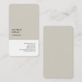 Linen Professional Exclusive Special Unique Visitekaartje (Voorkant / Achterkant)