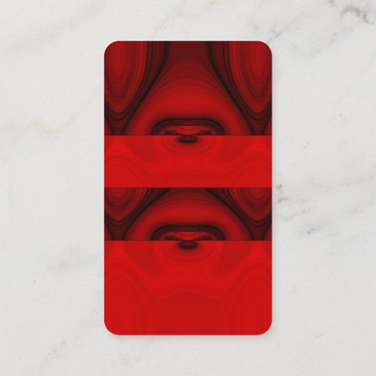 Linen Red Abstract minimalistisch modern Visitekaartje (Achterkant)