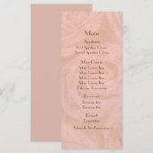 Linen Rozen Weduwen Alle evenementen Menu (Voorkant / Achterkant)