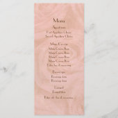 Linen Rozen Weduwen Alle evenementen Menu (Voorkant)