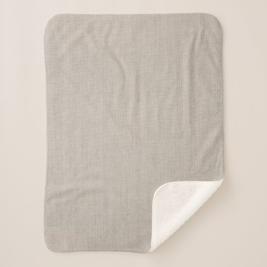Linen Sherpa Deken (Voorkant)