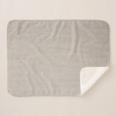 Linen Sherpa Deken (Voorkant (horizontaal))
