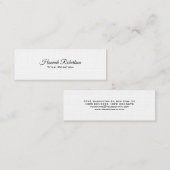 Linen Slim Modern Trendy Charming Visitekaartje (Voorkant / Achterkant)