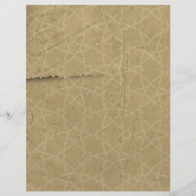  Linen Stars Paper Letterhead (Voorkant)