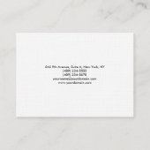 Linen Stylish Modern minimalist Visitekaartje (Achterkant)