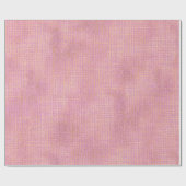 Linen Texture Pink Rose Gold Mauve Blush Minimum Cadeaupapier (Vlak)