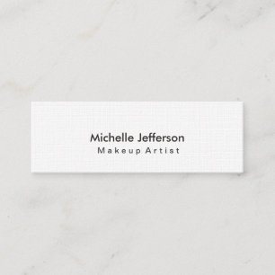 Linen Trendy Makeup Artist Style Visitekaartje