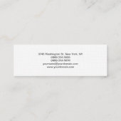 Linen Trendy Makeup Artist Style Visitekaartje (Achterkant)