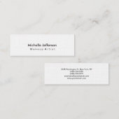 Linen Trendy Makeup Artist Style Visitekaartje (Voorkant / Achterkant)