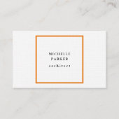 Linen Trendy Minimalist Professional Visitekaartje (Voorkant)