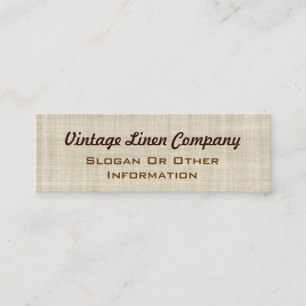 Linen-Visitekaartjes Mini Visitekaartje