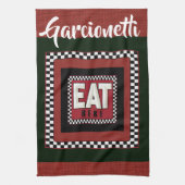 Linen Watch Retro Sign Kitchen Towelen Theedoek (Verticaal)