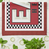 Linen Watch Retro Sign Kitchen Towelen Theedoek (Gevouwen)