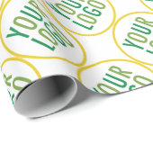 Linen Wrapping Paper Custom Logo-Branded Bulk Cadeaupapier (Rol Hoek)