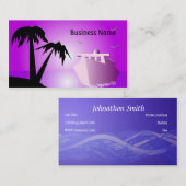 Liner en eiland visitekaartje (Voorkant / Achterkant)