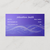 Liner en eiland visitekaartje (Achterkant)