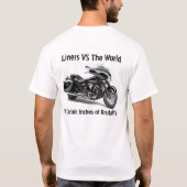 Liners tegenover werelddeluxe t-shirt (Achterkant)