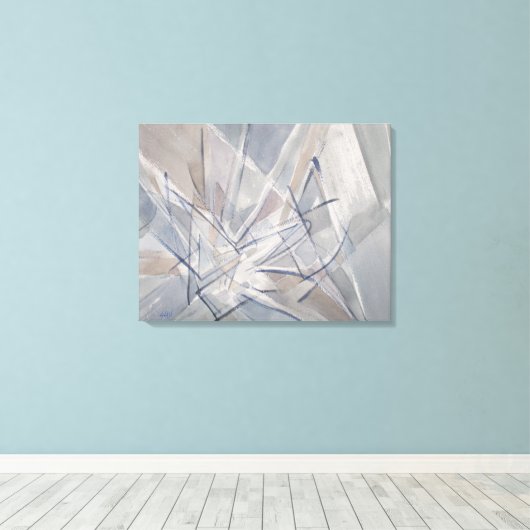 Lines Appraised Canvas Afdruk (Insitu (Houten vloer))