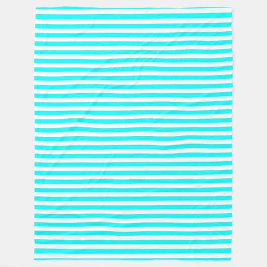 Lines Design Aqua Fleece Deken (Voorkant)