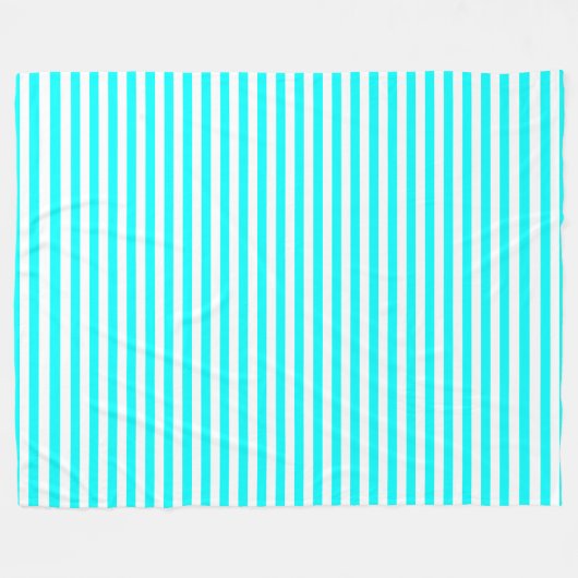 Lines Design Aqua Fleece Deken (Voorkant (Horizontaal))