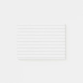 Lines Grey Post-it® Notes (Voorkant)