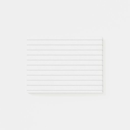 Lines Grey Post-it® Notes (Voorkant)