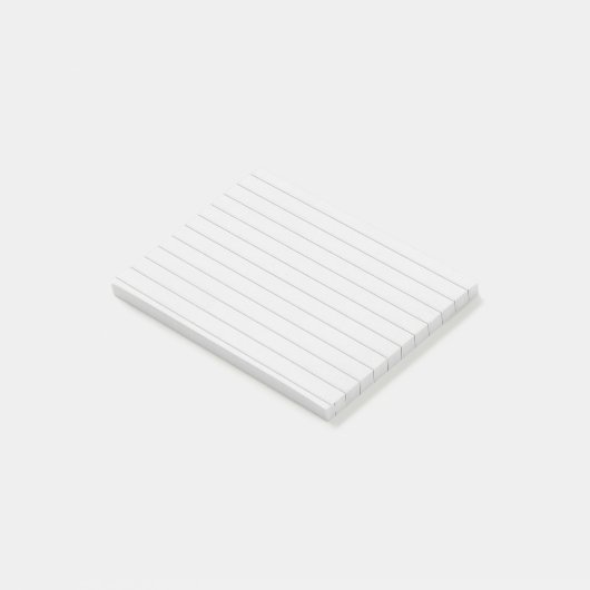 Lines Grey Post-it® Notes (Schuin)