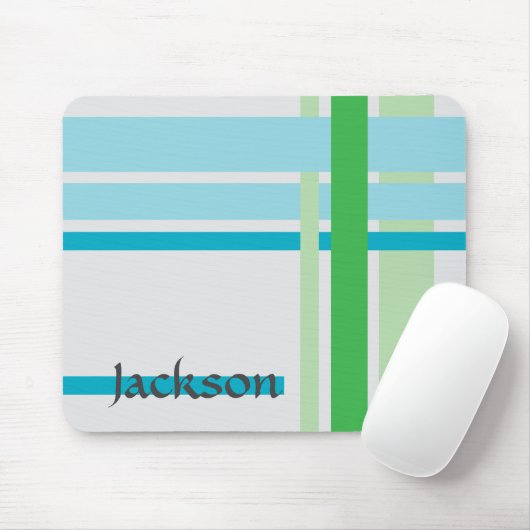 Lines in Blue and Lines in Green Muismat (Met muis)