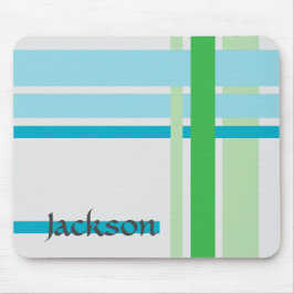 Lines in Blue and Lines in Green Muismat