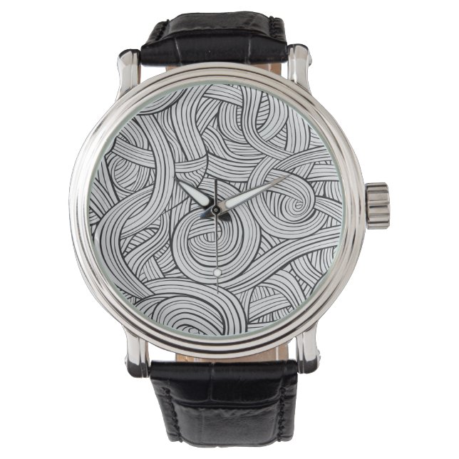 Lines in line horloge (Voorkant)