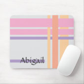 Lines in Pink and Lines in Orange Muismat (Met muis)