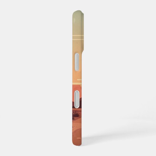 Lines Into Distance iPhone 16 Hoesje (Rechterkant)