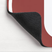 Lines Mousepad (rood op wit) Muismat (Hoek)