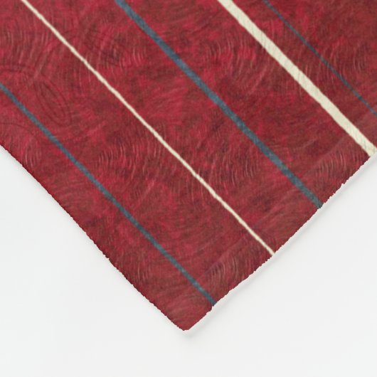 Lines Pattern Fleece Deken (Hoek)