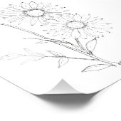 Lines & Petals Foto Afdruk (Hoek)