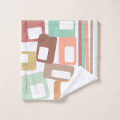 Lines & Rectangles Bad Handdoek (Wasdoekje)