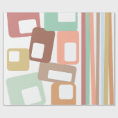 Lines & Rectangles Cadeaupapier (Vlak)