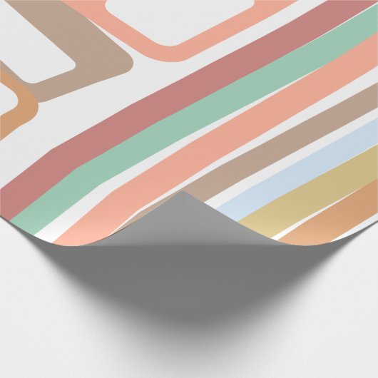 Lines & Rectangles Cadeaupapier (Hoek)