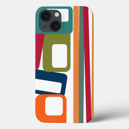 Lines & Rectangles Case-Mate iPhone Case (Achterkant)