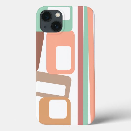 Lines & Rectangles Case-Mate iPhone Case (Achterkant)