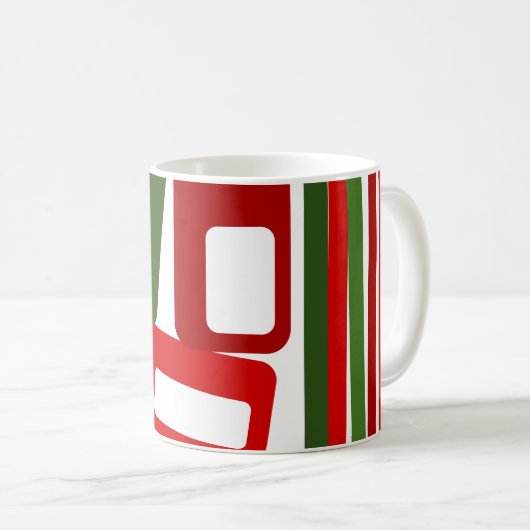 Lines & Rectangles Koffiemok (Voorkant rechts)