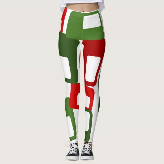 Lines & Rectangles Leggings (Voorkant)