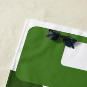 Lines & Rectangles Strandlaken (In situ)