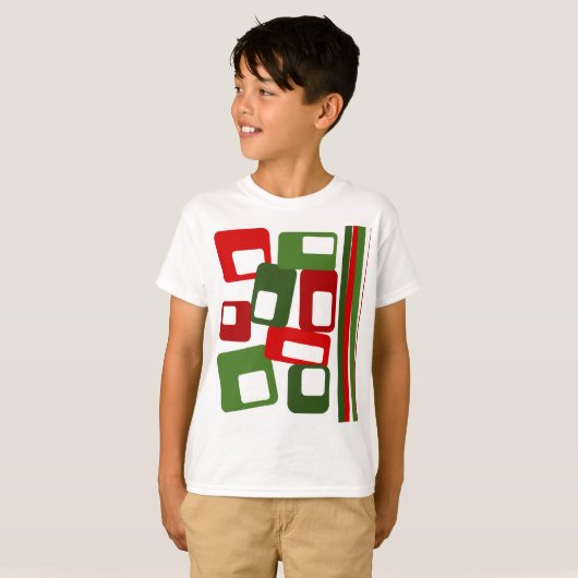 Lines & Rectangles T-shirt (Voorkant volledig)